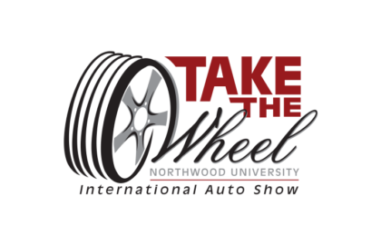 Take the Wheel logo for the Northwood University International Auto Show