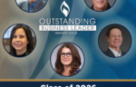 Five individuals are featured above the text "Class of 2026 Outstanding Business Leaders" and the Northwood University logo, representing this year's esteemed honorees for the Outstanding Business Leader Awards Gala.